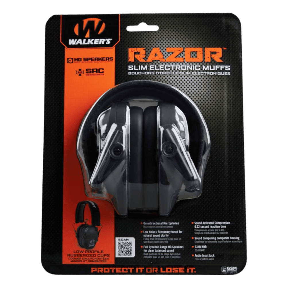 Razor Slim Electronic Muffs